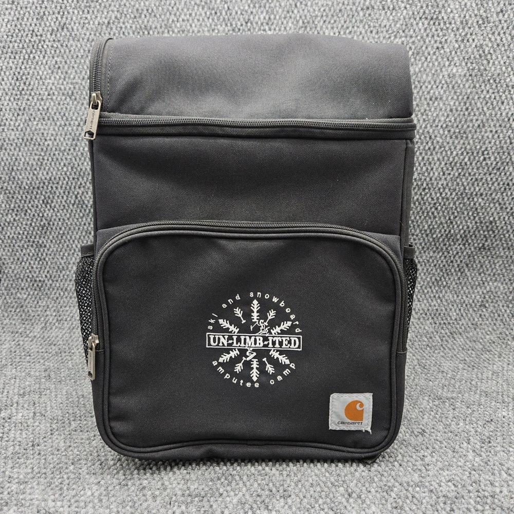 Carhartt Black Insulated 20 Can Cooler Backpack Un-Limb-Ited Snowboard Camping